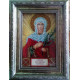 Mini Icon Bead Embroidery Kit on Art Canvas "St. Tatiana"