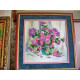 Bead Embroidery Pattern on Art Canvas "Chrysanthemums"