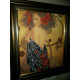 Bead Embroidery Kit on Art Canvas "Temptation"