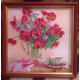 Bead Embroidery Pattern on Art Canvas "Morning Tea"