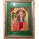 Icon Bead Embroidery Kit on Art Canvas "St. Nina"