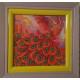 Bead Embroidery Pattern on Art Canvas "Firebird"