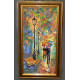 Bead Embroidery Kit on Art Canvas "Colour mood"