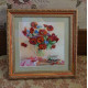 Bead Embroidery Pattern on Art Canvas "Morning Tea"