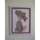Bead Embroidery Kit on Art Canvas "Elizabeth"