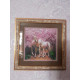Bead Embroidery Pattern on Art Canvas "Horses In Love"