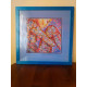 Bead Embroidery Pattern on Art Canvas "Color mehendi"