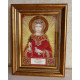Mini Icon Bead Embroidery Kit on Art Canvas "St. Liubov"