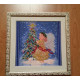 Bead Embroidery Pattern on Art Canvas "The Christmas Star"