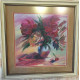 Bead Embroidery Pattern on Art Canvas "Picturesque peonies"