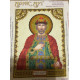 Icon Bead Embroidery Pattern on Art Canvas "St. Igor"