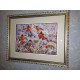 Bead Embroidery Kit on Art Canvas "Bullfinches"