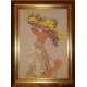 Bead Embroidery Kit on Art Canvas "Elizabeth"