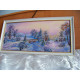 Bead Embroidery Kit on Art Canvas "Bewitched forest"