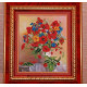 Bead Embroidery Kit on Art Canvas "Summer imagination"