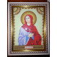 Icon Bead Embroidery Pattern on Art Canvas "St. Sophia"