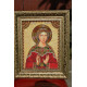 Icon Bead Embroidery Kit on Art Canvas "St. Nadegda"