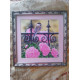 Bead Embroidery Pattern on Art Canvas "Titmouse"