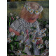 Bead Embroidery Pattern on Art Canvas "Chamomile Mood"