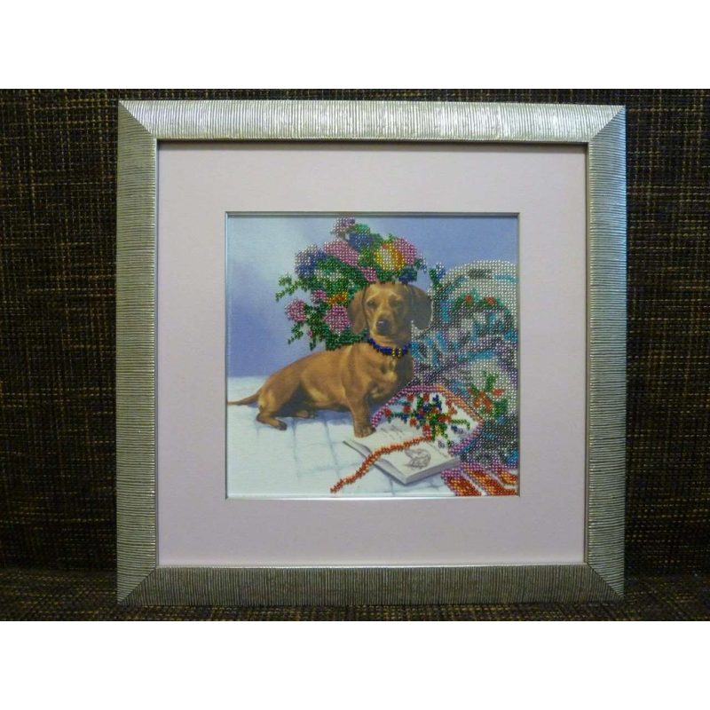Bead Embroidery Pattern on Art Canvas "Idyll"