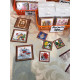 Mini Bead Embroidery Magnet Kit "Kettle on blue"