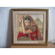 Bead Embroidery Pattern on Art Canvas "Flowers of India"