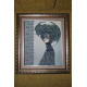 Bead Embroidery Kit on Art Canvas "Morgana"