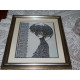 Bead Embroidery Kit on Art Canvas "Morgana"