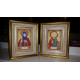 Mini Icon Bead Embroidery Kit on Art Canvas "St. Anna"
