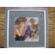 Bead Embroidery Pattern on Art Canvas "The Parisian Woman"