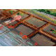 Bead Embroidery Kit on Art Canvas "Sunday picnic"