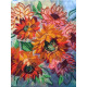 Bead Embroidery Pattern on Art Canvas "Gold of Summer"