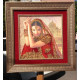 Bead Embroidery Pattern on Art Canvas "Flowers of India"