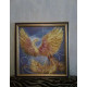 Bead Embroidery Pattern on Art Canvas "The Firebird"