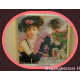 Bead Embroidery Pattern on Art Canvas "The Parisian Woman"