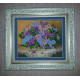 Bead Embroidery Kit on Art Canvas "Lilacs"