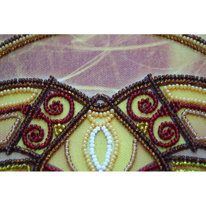Bead Embroidery Kit on Art Canvas "Aries"