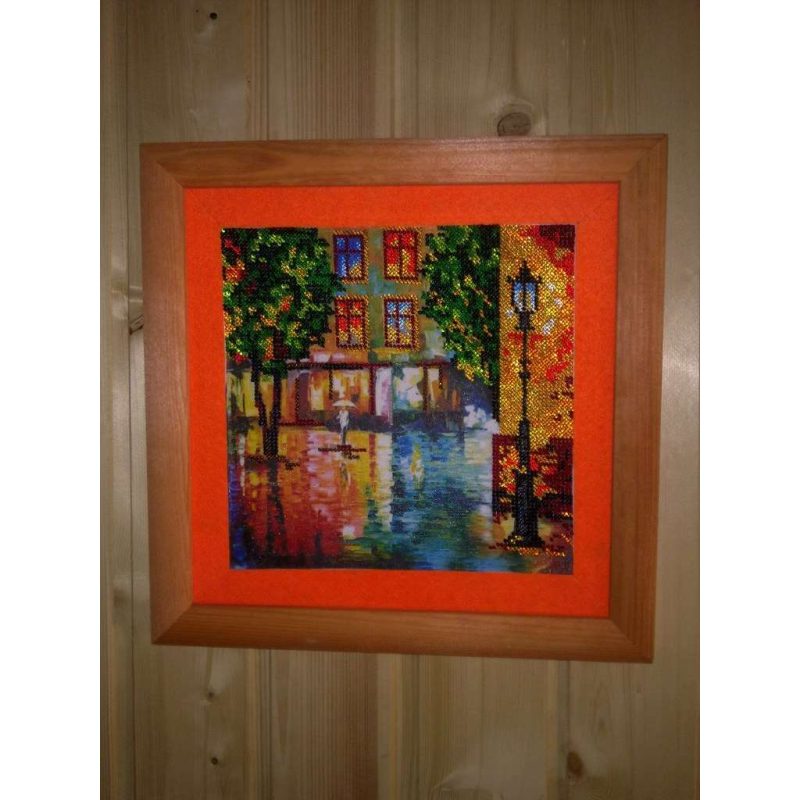Bead Embroidery Pattern on Art Canvas "Autumn Fantasy"