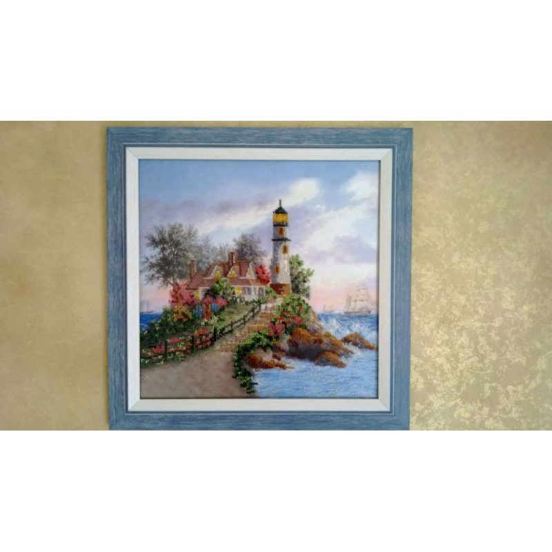 Bead Embroidery Pattern on Art Canvas "Brigantine"