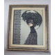 Bead Embroidery Kit on Art Canvas "Morgana"