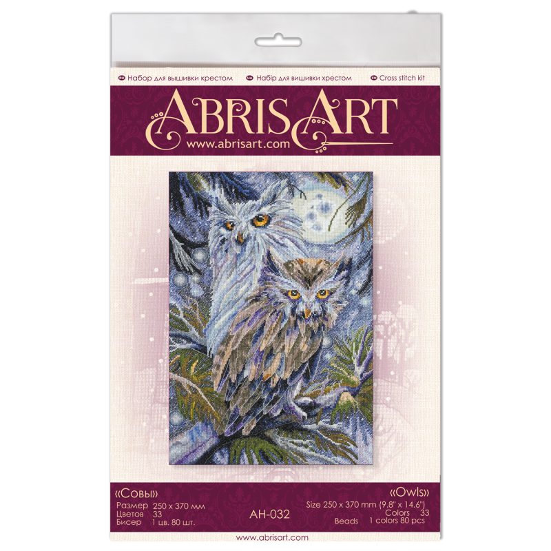 Cross Stitch Kit "Owls"