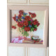 Bead Embroidery Pattern on Art Canvas "Morning Tea"