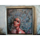 Bead Embroidery Kit on Art Canvas "The Four Elements – Air"