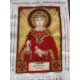 Mini Icon Bead Embroidery Kit on Art Canvas "St. Liubov"