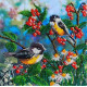 Bead Embroidery Pattern on Art Canvas "Morning Forest"