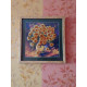 Bead Embroidery Pattern on Art Canvas "Breath of Autumn"