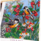 Bead Embroidery Pattern on Art Canvas "Morning Forest"
