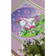 Mini Bead Embroidery Kit on Art Canvas "Pony"