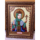 Icon Bead Embroidery Pattern on Art Canvas "St. Alexandra"