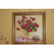 Bead Embroidery Pattern on Art Canvas "Morning Tea"